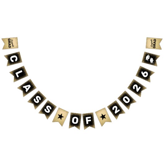 Bannière À Fanions Félicats Classe de fin d'année 2025 (Tout)