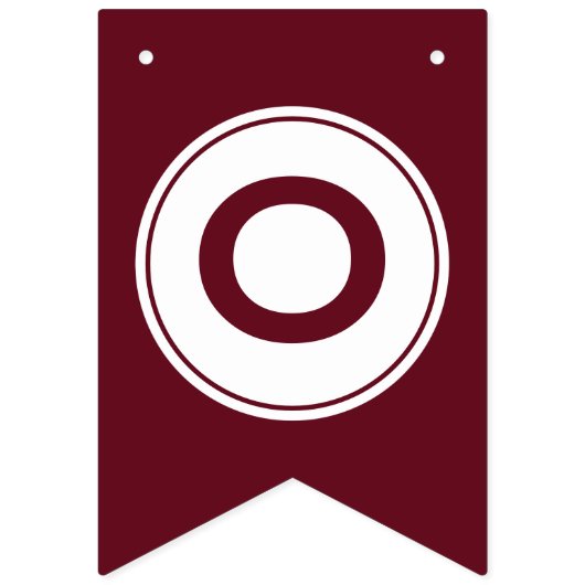 Bannière À Fanions Félicitation ! En Bourgogne d'automne (Deuxième drapeau)