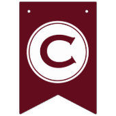 Bannière À Fanions Félicitation ! En Bourgogne d'automne (Premier drapeau)