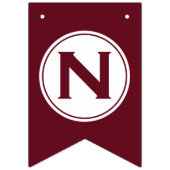 Bannière À Fanions Félicitation ! En Bourgogne d'automne (Troisième drapeau)