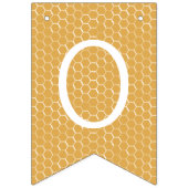 Bannière À Fanions Félicitations à Bee and Honeycomb (Deuxième drapeau)