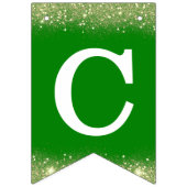 Bannière À Fanions Félicitations à Grad Félicitations à Green (Deuxième drapeau)