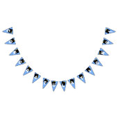 Bannière À Fanions Félicitations à la graduation Bleu clair (Tout)