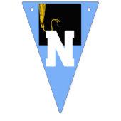 Bannière À Fanions Félicitations à la graduation Bleu clair (Troisième drapeau)