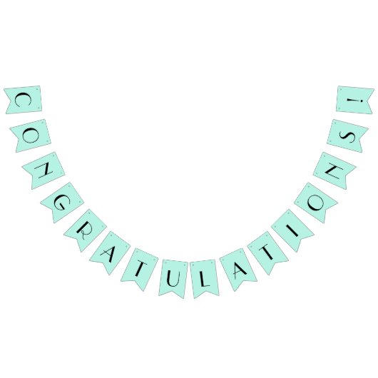 Bannière À Fanions Félicitations à Mint (Tout)