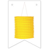 Bannière À Fanions Félicitations aux lanternes en papier (Deuxième drapeau)