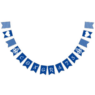 Bannière À Fanions Félicitations Bombardements Nautiques