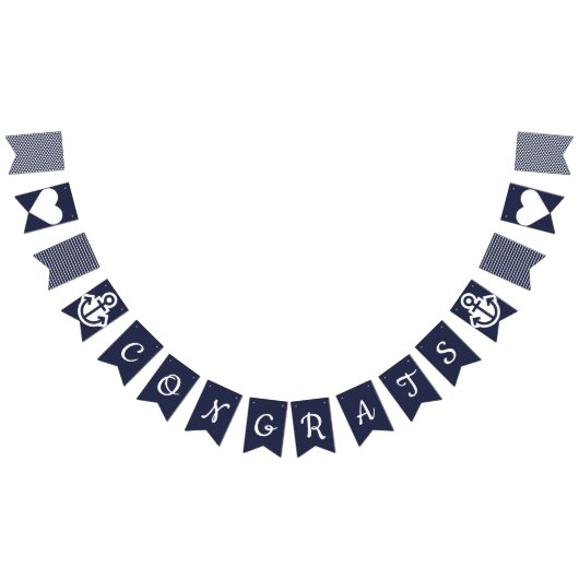 Bannière À Fanions Félicitations Bunting Nautique (Tout)