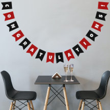 Félicitations d'entreprise Red & Black Homme Custo