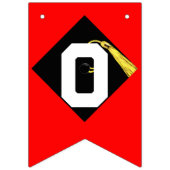 Bannière À Fanions Félicitations d'obtention de diplôme (Deuxième drapeau)