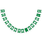 Bannière À Fanions Félicitations Grad Green (Tout)