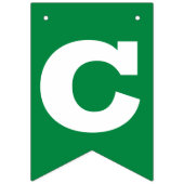 Bannière À Fanions Félicitations Grad Green (Deuxième drapeau)