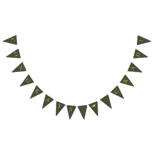 Bannière À Fanions Félicitations Grad Green