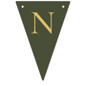 Bannière À Fanions Félicitations Grad Green (Troisième drapeau)