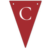 Bannière À Fanions Félicitations Grand Rouge (Premier drapeau)