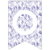 Bannière À Fanions Félicitations Lavender Feuille Motif (Deuxième drapeau)