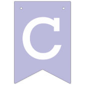 Bannière À Fanions Félicitations Lavender Feuille Motif (Premier drapeau)