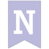 Bannière À Fanions Félicitations Lavender Feuille Motif (Troisième drapeau)