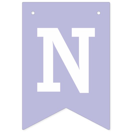 Bannière À Fanions Félicitations Lavender Feuille Motif (Troisième drapeau)