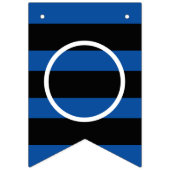 Bannière À Fanions Félicitations Parti Royal Blue Graduation Moderne (Deuxième drapeau)