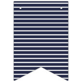 Bannière À Fanions Félicitations Parties scintillant de la Marine Pre (Troisième drapeau)