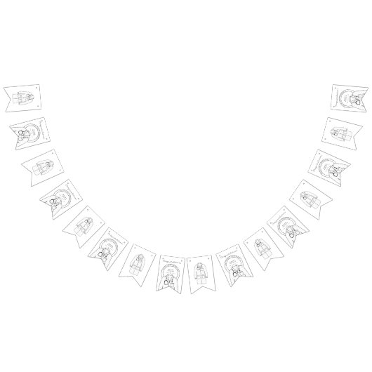 Bannière À Fanions Félicitations personnalisées Cérémonie de blouse b (Tout)