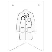 Bannière À Fanions Félicitations personnalisées Cérémonie de blouse b (Premier drapeau)