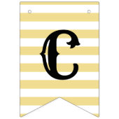 Bannière À Fanions Félicitations pour la finition d'or noir moderne (Premier drapeau)