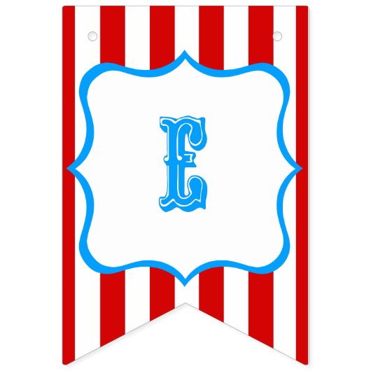 Bannière À Fanions Feliz Cumpleaños bandera - Circo (Deuxième drapeau)