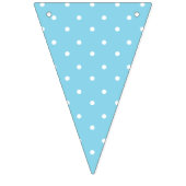 Bannière À Fanions Fête d'Anniversaire Bleu Dotée Pour Jumeaux (Premier drapeau)