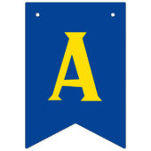 Bannière À Fanions Fête d'anniversaire de bleu jaune rouge de (Troisième drapeau)