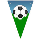 Bannière À Fanions Fête d'anniversaire de football (Deuxième drapeau)