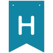 Bannière À Fanions Fête d'anniversaire de garçon avec kit de couleurs (Deuxième drapeau)