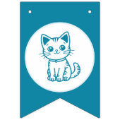 Bannière À Fanions Fête d'anniversaire de garçon avec kit de couleurs (Premier drapeau)