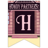 Bannière À Fanions Fête d'anniversaire de la fille (Deuxième drapeau)