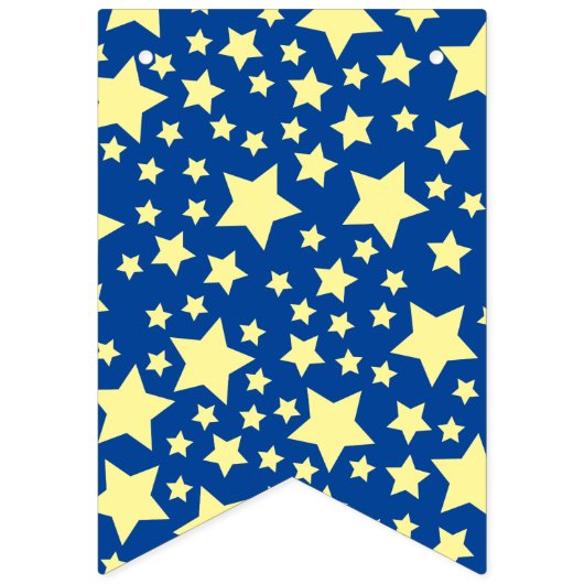 Bannière À Fanions Fête d'anniversaire de l'étoile (Premier drapeau)