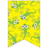 Bannière À Fanions Fête d'anniversaire de Lizard (Premier drapeau)