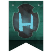 Bannière À Fanions Fête d'anniversaire de l'ours et du renard (Deuxième drapeau)