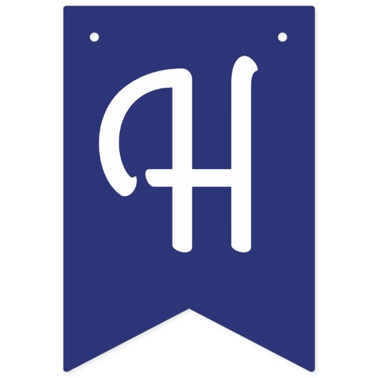 Bannière À Fanions Fête d'anniversaire de Monster (Deuxième drapeau)