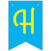 Bannière À Fanions Fête d'anniversaire de volley-ball (Deuxième drapeau)