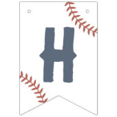 Bannière À Fanions Fête d'anniversaire du baseball (Deuxième drapeau)