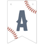 Bannière À Fanions Fête d'anniversaire du baseball (Troisième drapeau)