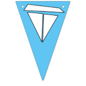 Bannière À Fanions Fête d'anniversaire du bateau à voile (Deuxième drapeau)