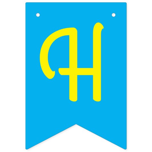 Bannière À Fanions Fête d'anniversaire du camion d'incendie (Deuxième drapeau)