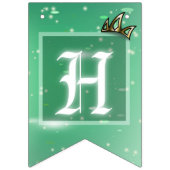 Bannière À Fanions Fête d'anniversaire Light Green Princess (Deuxième drapeau)