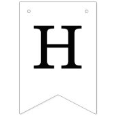 Bannière À Fanions Fête d'anniversaire pour enfants policiers élégant (Deuxième drapeau)