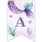 Bannière À Fanions Fête d'anniversaire sous la mer (Troisième drapeau)