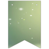 Bannière À Fanions Fête d'anniversaire verte (Premier drapeau)