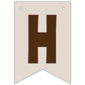 Bannière À Fanions Fête d'anniversaire Wild One Cowboy (Deuxième drapeau)