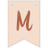 Bannière À Fanions Fête de Baby shower de Fox à thème forestier (Troisième drapeau)